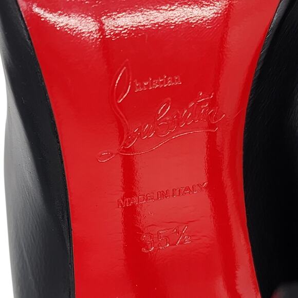 Christian Louboutin Ishtar 120 Stiletto Boots - Leather - Black 35.5 5 US $1995 - Picture 7 of 7